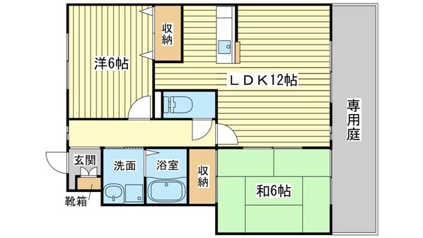 ファミールセイリュウ（北）の物件間取画像